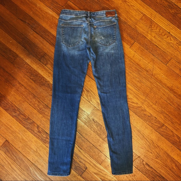 H&M Medium Wash Denim Skinny Jeans Size 28x32 - Picture 2 of 5